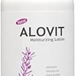 Alovit Moisturzing Lotion Enriched With Aloe vera , Silicone Oil , Shea butter , Vitamin E , Allantoin - DERMATOLOGIST RECOMMENDED For Men & Women - 300 ml-picture-11