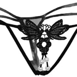 snappsy 2xWomen's Strap Hollow Mini Briefs Panties Lingerie Underwear Black-picture-7