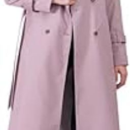 Women Double Breasted Trench Coat - Lilac|Perfect for Casual, Office, and Everyday Outfits-image-124
