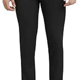 Men Slim Fit Solid Pattern Poly Viscose Blend Flat Front Formal Trouser-image-35