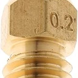 ATORSE Brass Extruder Nozzle Head Printhead for 1.75Mm Filament 3D Printers 0.2Mm-10