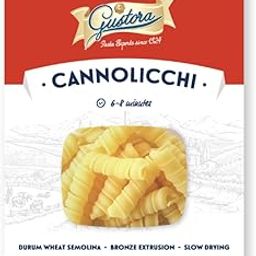 Gustora Durum Wheat Semolina Cannolicchi Pasta 500g | Vegetarian Pasta | Zero Cholestrol | Non Trans-Fat | Rich in Fibre & Protein - 500G-image-98