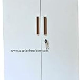 CASPIAN Furniture Engineered Wood 2 Door Wardrobe in White | Bedroom Wardrobe for Clothes with 5 Shelves and 1 Drawer | Clothes Cabinet/almirah-10