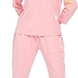 Women’s Mickey Mouse & Friends Printed Full Sleeve Co-ord Set Track Suit Top Baggy Pant D329-image-65