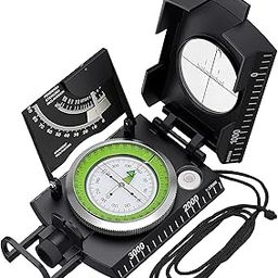 Professional Military Compass with Clinometer - Multifunctional, Waterproof IP65, Metallic, Fluorescent Design, Highly Sensitive & Accurate Readings-image-41