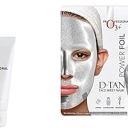 O3+ Milk Scrub Enriched with Macadamia Nuts Extracts for Clean & Bright Complexion & O3+ Power Foil D-Tan Face sheet mask for Skin Brightening Face Mask For Glowing Skin Combo-1