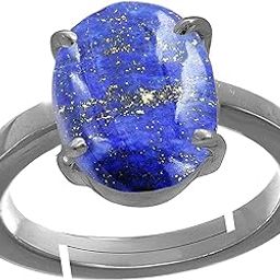 Certified Unheated Untreatet 10.00 Ratti A+ Quality Natural Lapis Lazuli Lajward Ring Gemstone Ring for Women's and Men's-image-77