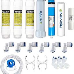 Remino complete RO service filter kit of Membrane, UF, Mineral, Inline and TDS Meter with All accessories (Suitable for all water purifier (80 GPD Membrane)-9