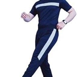 Men's Sports Tracksuit Set, T-Shirt and Track Pants Combo-picture-28