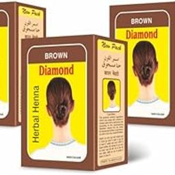 Diamond Herbal Henna Brown Hair Color Brown Mehendi,Natural Brown, 60g(Pack of 3)-image-47