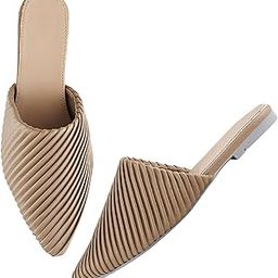 Womens Dotiq Mules | Casul Shoes | Flat Mules Sandals Open Back | Suitable for Casual Outfit-picture-16