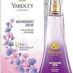 Yardley London Morning Dew Perfume Spray| Fresh Floral Scent| 90% Naturally Derived| Lilly Of Valley & Frangipani| Perfume For Women| 100Ml-image-33