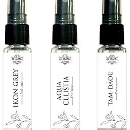AL JAMAL Perfumes Aqua Celista, Ikon Grey & Tam-Dauo | Long-Lasting Alcohol-Free Set | Unisex Fragrance Oil | Pack of 3 (8ml Each)-image-85