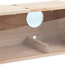 CALANDIS™ Wooden Bird House Resting Breeding Hummingbird House for Outside Patio Trees Left Opening | Birdhouses | Bird & Wildlife Accessories | Yard, Garden & Outdoor Living-image-39