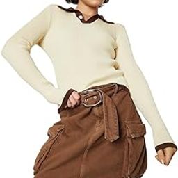 Women's Polyester Blend Casual Sweater-image-72