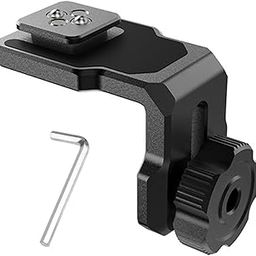 NATEFEMIN 1/4 Cold Shoe Mount, Wireless Video Transmission Bracket for DJI/RS2/RSC2/RS3/RS2pro Stabilizer-4