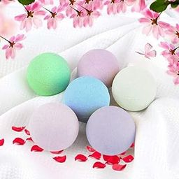 CALANDIS 6 Pieces Women Scented Bubble Bath Salt Essential Balls Set Kit | Bath Bombs & Fizzies | Bath &-image-74