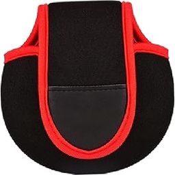 UJEAVETTE® Protective Case Baitcasting Reel Protector Waterproof Fishing Reel Cover Bag Black Red-image-46