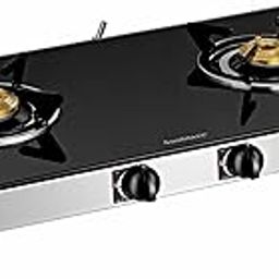 Sunblaze Platinum 2 brass burner LPG Gas Stove,Black Toughened Glass Top,Manual Ignition Cooktop, ISI Certified,1 year warranty-27