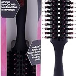 Wet Brush Straighten & Style Round Brush - for All Hair Types - A Perfect Blow Out with Less Pain, Effort and Breakage - Open Barrel Design For High Speed Drying In Less Time-image-58