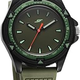 SF Sporty Green Dial Polyurethane Strap Watch for Men-7930PP18W/NT7930PP18W-image-24