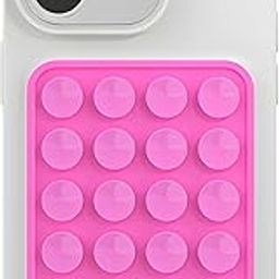 Dsynk Gear Silicone Suction Phone Case Mount, Non Slip Sticky Grip for Cellphone, Silicon Adhesive Suction Cup Mount, Strong Grip Holder for Selfies and Videos (Cotton Candy Cloud, Pack of 1)-21