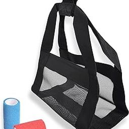 Venmark Calf Sling – Calf Harness for Weighing Small Livestock and Dogs, Black Animal and Goat Sling for Hoof Trimming - Complete with Hoof Wraps-image-81