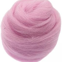 LOOM TREE 4xHandmade 10g Wool Roving Fibre for Needle Felting Materials Pink 3 | Roving Wool & Fibers-25