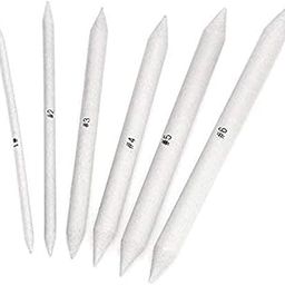 AMINIT 6 PCS Blending Stumps and Tortillions Paper Art Blenders for Student Artist Charcoal Sketch Drawing Tools-image-34