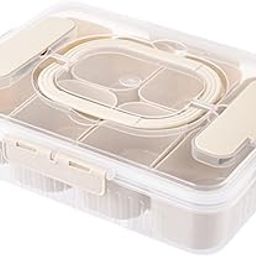 Snack Box Appetizer Plate Refrigerator Food Fresh Box for Candy Picnic Party| Airtight Food Storage Container | Container Set-image-3