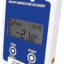 LogTag UTRED-16, Kit Includes: Data Logger, ST100K-15 Ext Probe, Buffer Bottle, Wall Mount Bracket & NIST Traceable Calibration Certificate, Blue/White-6