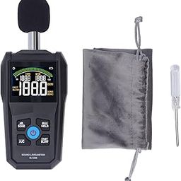 Noise Decibel Meter High Accuracy Sound Level Meter 30-130dB with Color Backlight Screen 1/2 Inch Condenser Microphone for Home Factories-25