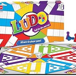 Funskool Games - Ludo 2018, The Classic startegy Game Board, Unique 6 Player Game, Kids and Family, 2-6 Players, 4 & Above-3