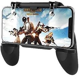 Modern In2 in 1 PUBG Mobile Remote Controller Gamepad Holder Handle Joystick Triggers L1 R1 Shoot Aim Button(Black) [video game]-21
