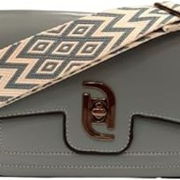 Flap Sling Bag/Vintage Cross body for Women/Handbag For travel, Office, Casual, Party, Gifting for women & girls/Adjustable Strap/Geometric Pattern Strap/Sky Blue Faux Leather-image-93