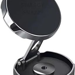 Universal foldable Mobile magnetic stand (Stick On) for Car dashboard, strong 6 magnet compatible with all phones, extra stable off-roading operation, driving navigation, efficient space utilization-22