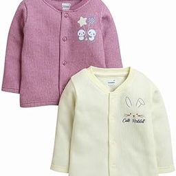 BUMZEE Girls Cotton Regular Fit Mauve Full Sleeves Thermal Jablas Pack of 2 (Peb9621)-image-45