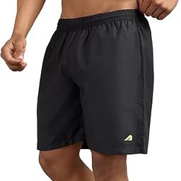 Boldfit Swimming Shorts for Men Stretchable Fit Swimming Trunks, Adjustable Quick-Drying Swim Shorts, Breathable Swimwear – Black-image-48