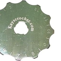 Set of 2 Kay's Crochet Edge Skip Blades for Fleece and Flannel-image-22