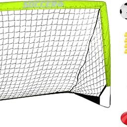 Enakshi (LABEL) Creations Soccer Goal for Kids Easily Set up Soccer Training Net for Game Yard Backyard Green-image-8