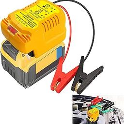 Car Jumper Starters Adapter for Dewalt 20V Battery with 12V Car Jumper Clampes, Up to 3.5 Gas or 6.5L Diesel Engines, 11 AWG Jump Kit Cable Automotive Car Booster-image-37