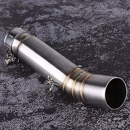 Exhaust Intermediate Pipe, Stainless Steel Anti Wear Exhaust Medium Tube Modification High Strength for Motorcycle-image-35
