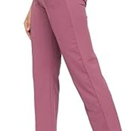 Luxury Athleisure Straight Pant Polyester Stretch Knit with Pockets, Elastic Waist Band for Stylish On-The-Move Look & Feel Good Bottom Trouser for Women-image-56