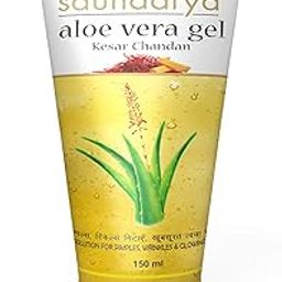 Patanjali Saundarya Aloevera Gel Kesar Chandan 150ml For Men, Women, Anti-Acne & Pimples, For all Skin Types-27