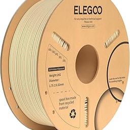 PLA+ Filament 1.75mm 1KG,Tougher and Stronger 3D Printer Filament Pro Dimensional Accuracy +/- 0.02mm, 1kg Spool(2.2lbs) Fits for Almost All FDM 3D Printers. (Beige)-14