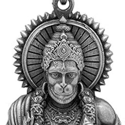 925 Sterling Silver Antique Finish Blessing Lord Hanuman Bajrangbali Pendant Devotional Unisex Jewelry-image-66