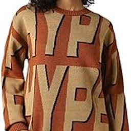 Women Acrylic Self Design 0 Round Neck Full Sleeves Sweaters 23-image-29