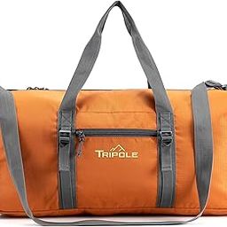 PAKEasy Foldable Duffel Bag | Portable Bag for Traveling | 40 litres (Orange)-image-20