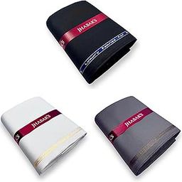Unstitched Viscose Rayon Self Design Trouser Fabric - 1.30 meters (Pack of 3) F-picture-11