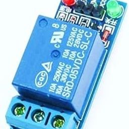 DEPOKE 1 Channel 5V DC Relay Module (1pc) for Arduino ARM AVR with Indicator Light LED One Channel Relay Module Works with Arduino, RaspberryPI & Other MCU-55